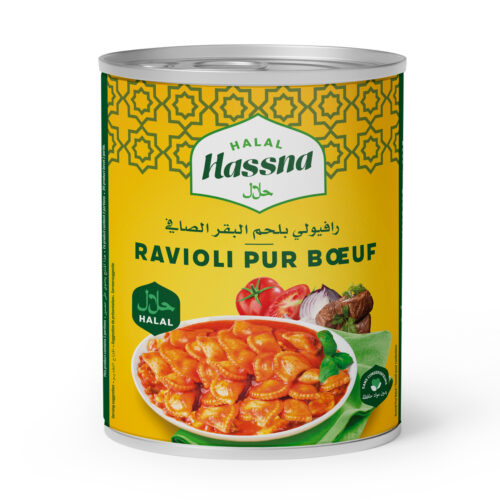 Ravioli Pur Boeuf HALAL (800g) - Lot de 6 unités